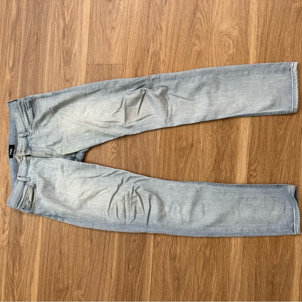 PAIGE Men's Faded Blue Slim Jeans